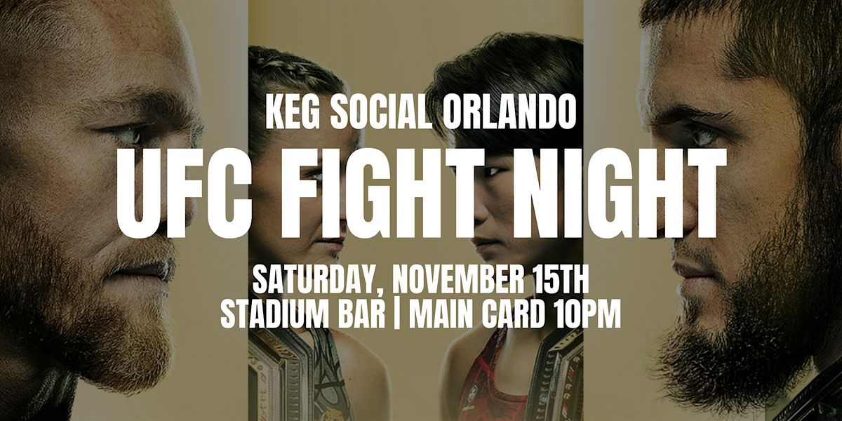Keg Social UFC Fight Night