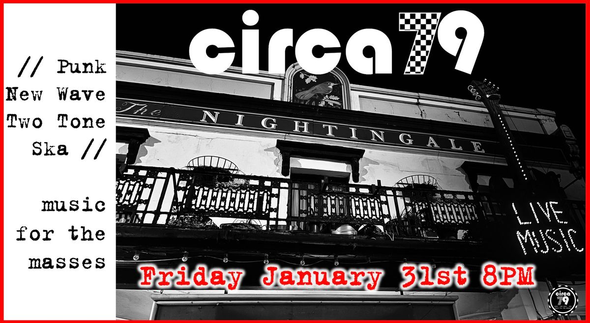 CIRCA79 Live @ The Nightingale, Sutton