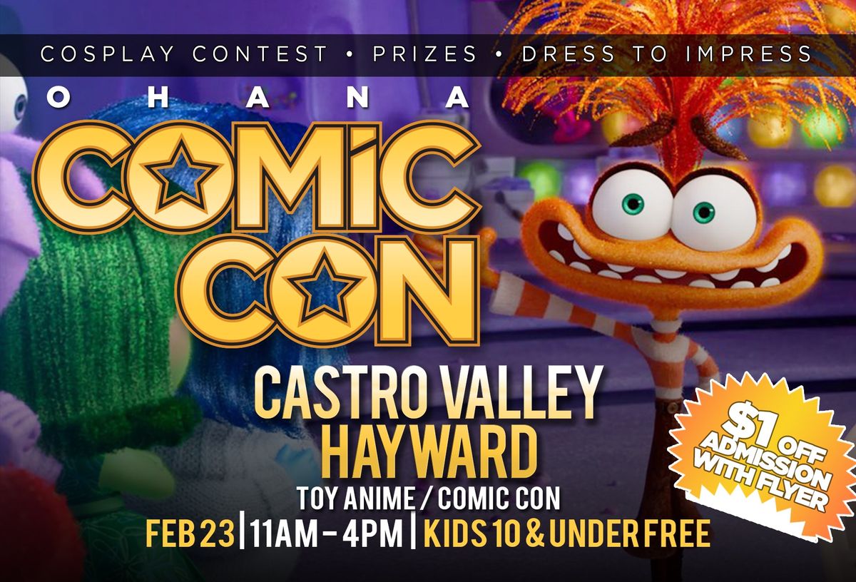 Castro Valley-Hayward Toy-Anime-Comic Con