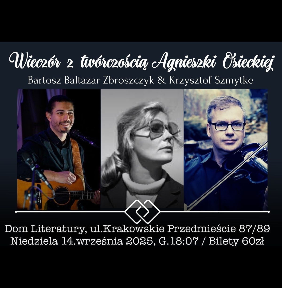 Recital piosenek Agnieszki Osieckiej \/ Bartosz Baltazar Zbroszczyk & Krzysztof Szmytke \/ Warszawa