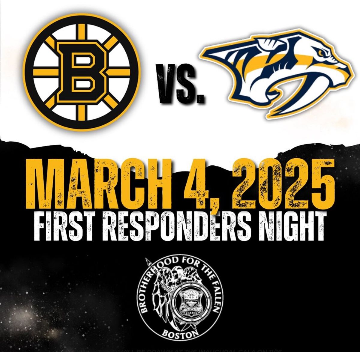 Bruins First Responder Pre-Game Gathering 