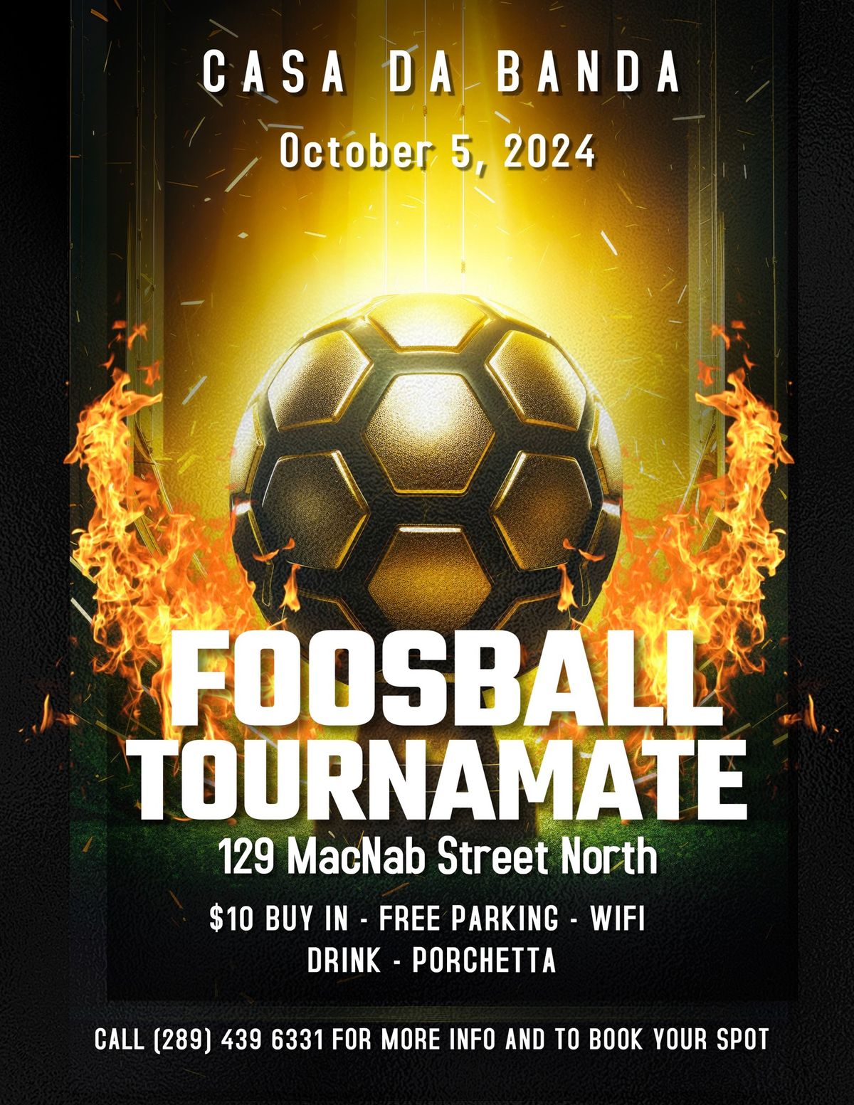 FOOSBALL TOURNAMENT