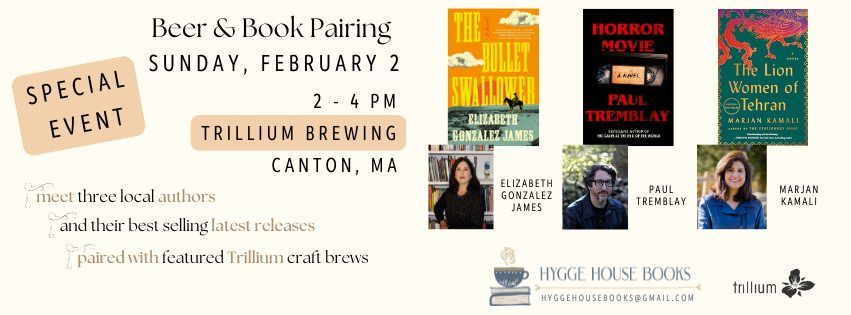 Beer & Book Pairing with THREE Best-Selling Authors