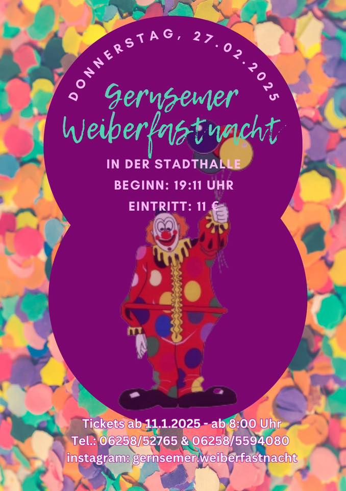 Gernsheimer Weiberfastnacht