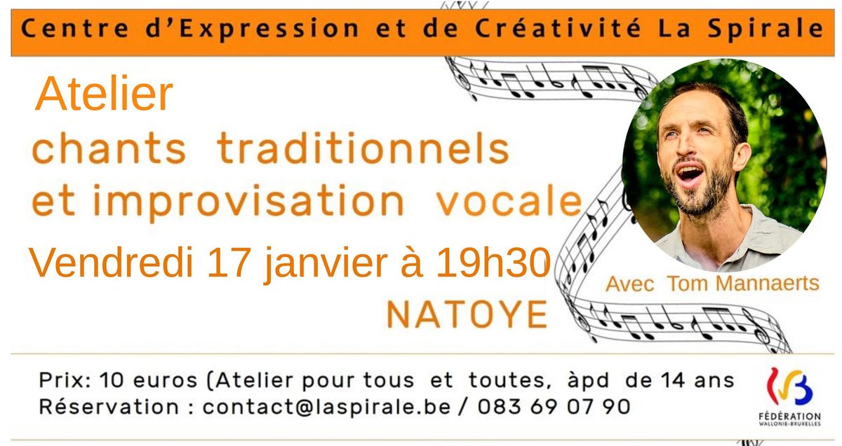 Atelier chant traditionels et imprvisation musicale 