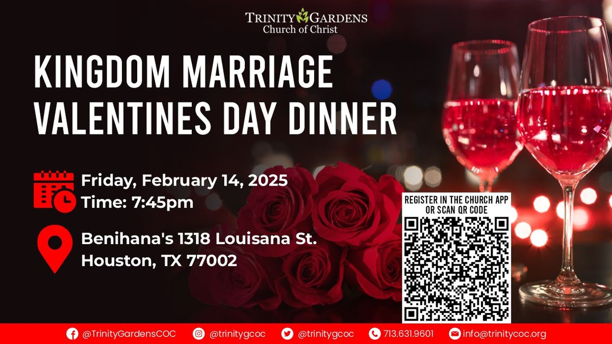 Kingdom Marriage Valentines Day Dinner