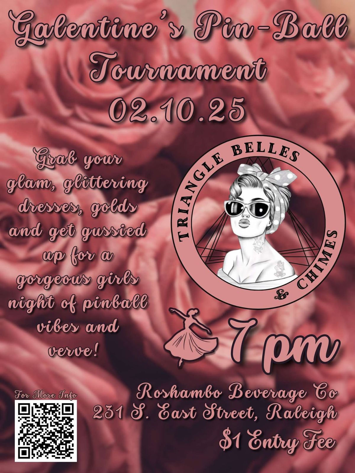 Triangle Belles & Chimes Galentine's Pin-Ball Tournament 