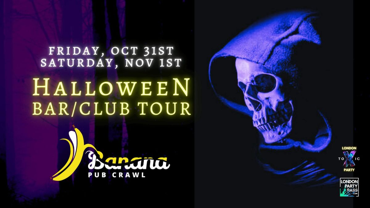 Banana Pub Crawl London - Halloween week-end
