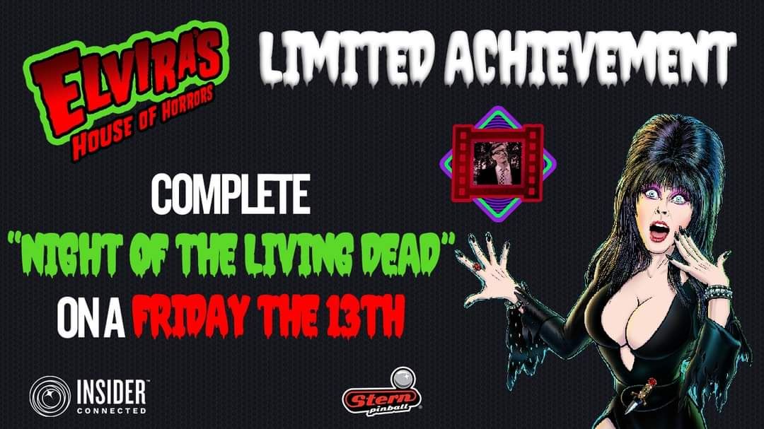 Elvira LE Friday of the living dead achievement today only!