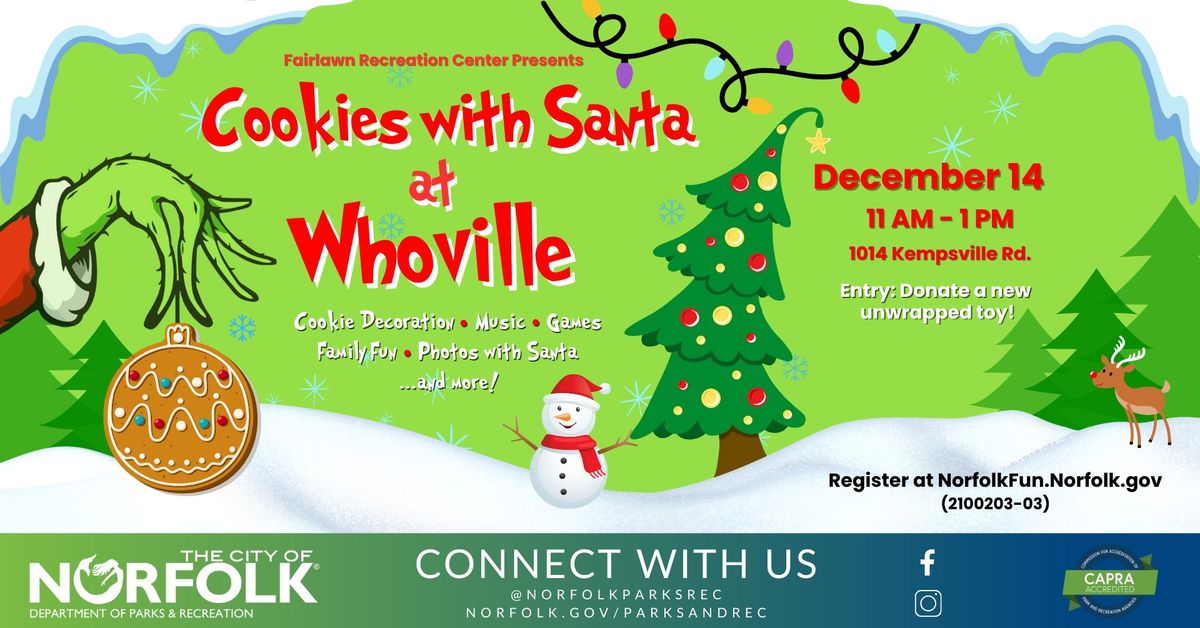 Cookies with Santa at Whoville