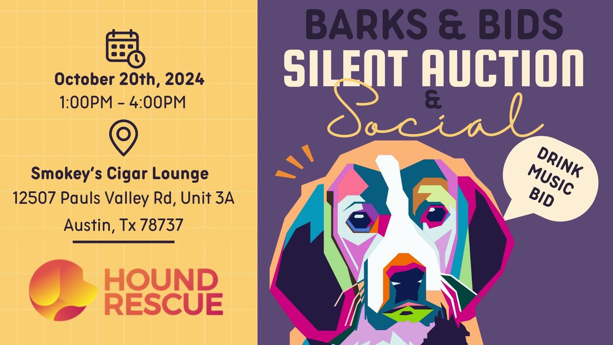 Barks & Bids - Silent Auction & Social 