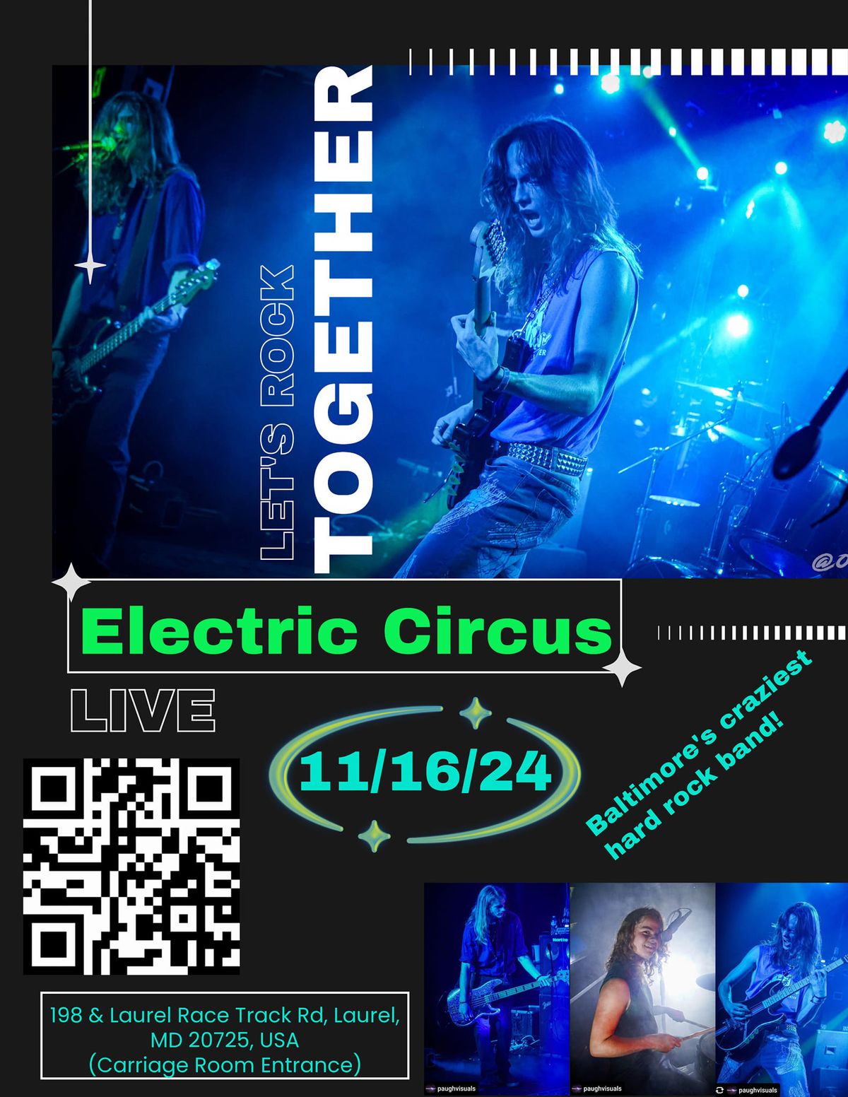 Electric Circus Live at The Laurel Horsetrack Ballroom