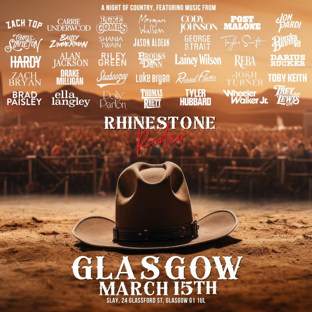 Rhinestone Rodeo: The C2C Afterparty (Unofficial) Glasgow 15th