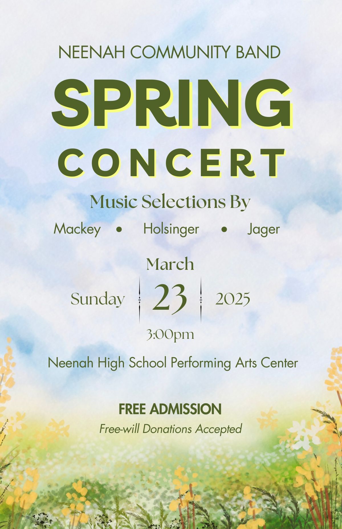 Neenah Community Band Spring Concert