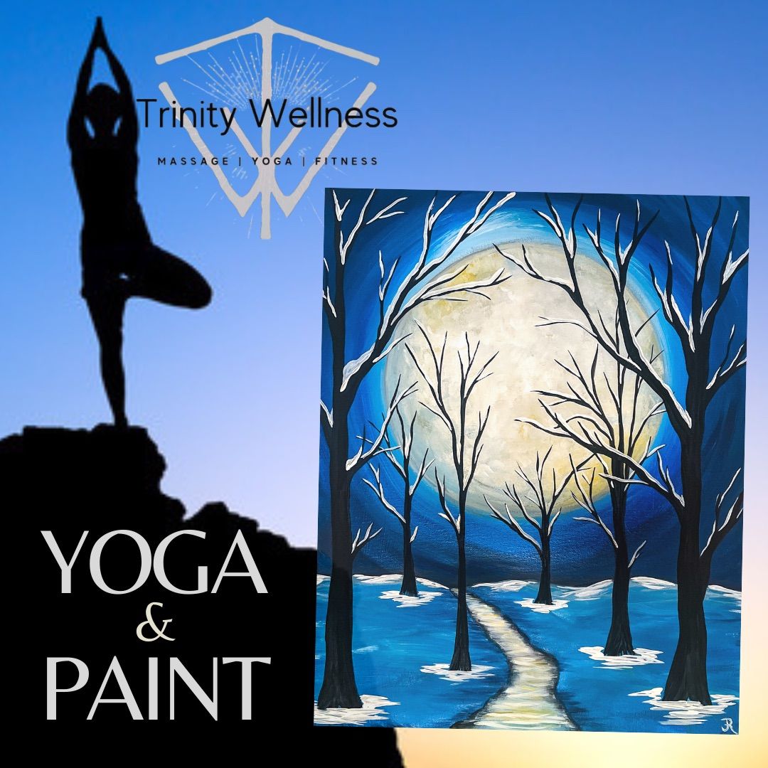 Yoga + Paint with Trinity Wellness! 