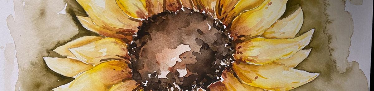 Watercolour Sunflowers with Christine Walker