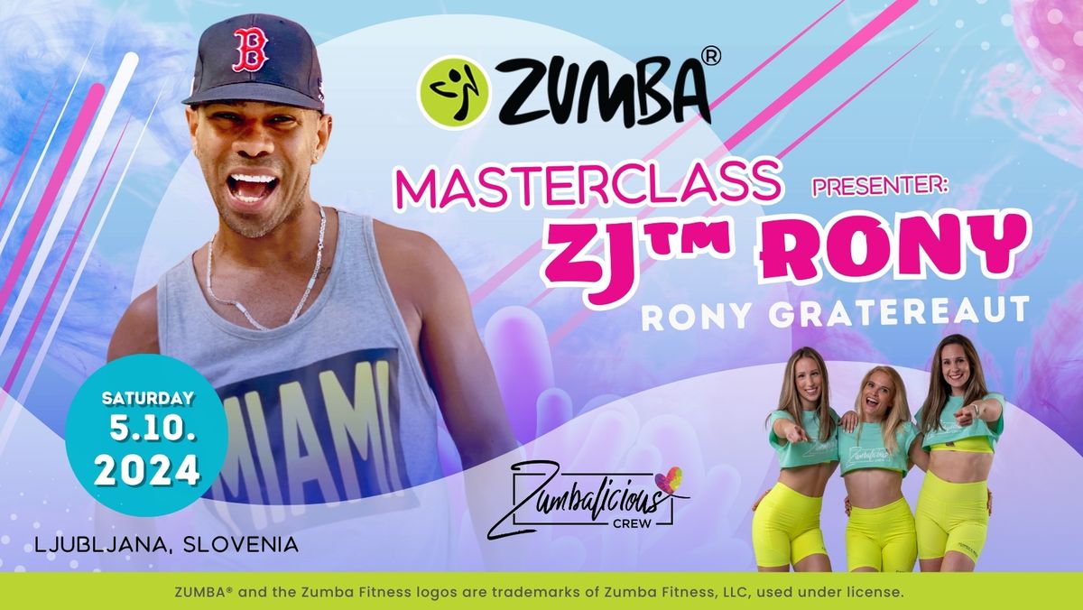 ZUMBA\u00ae MASTERCLASS with ZJ RONY | Saturday 5.10.2024