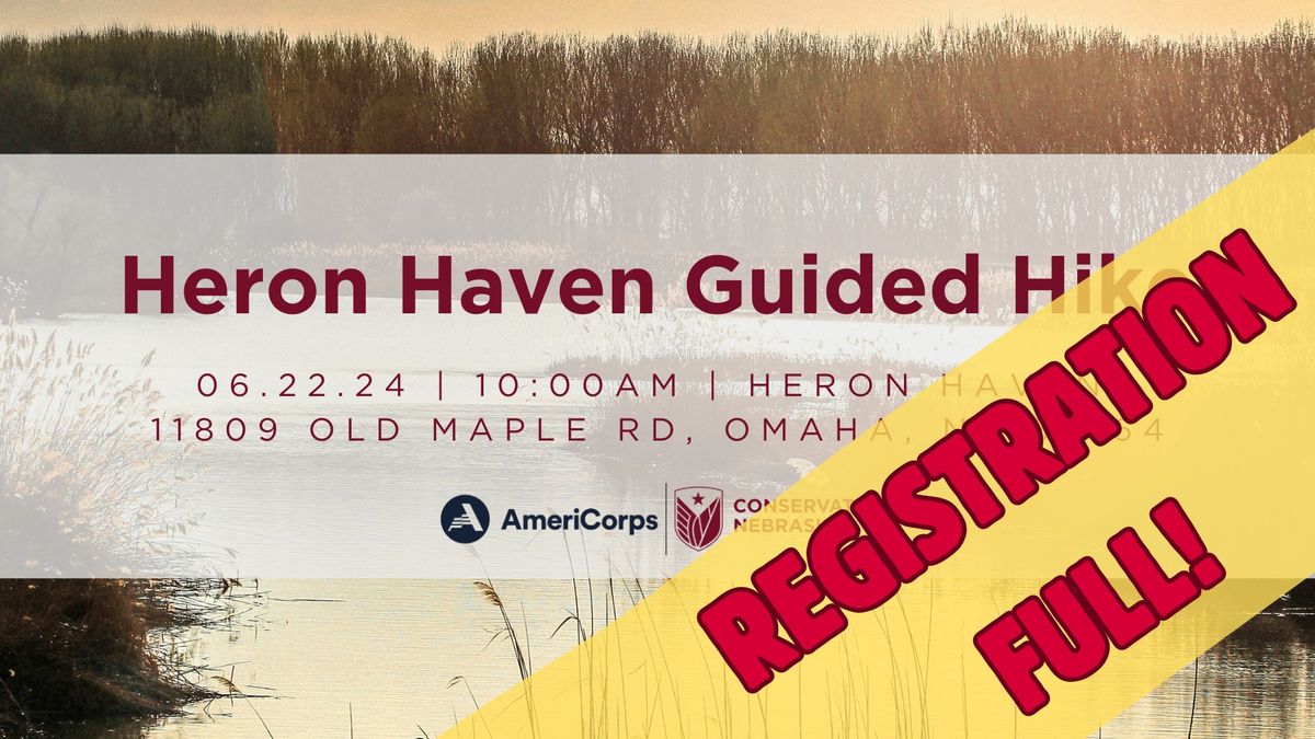 Registration Full! Heron Haven Guided Hike
