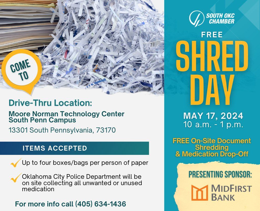 Free Community Shred Day and Medication Drop-Off