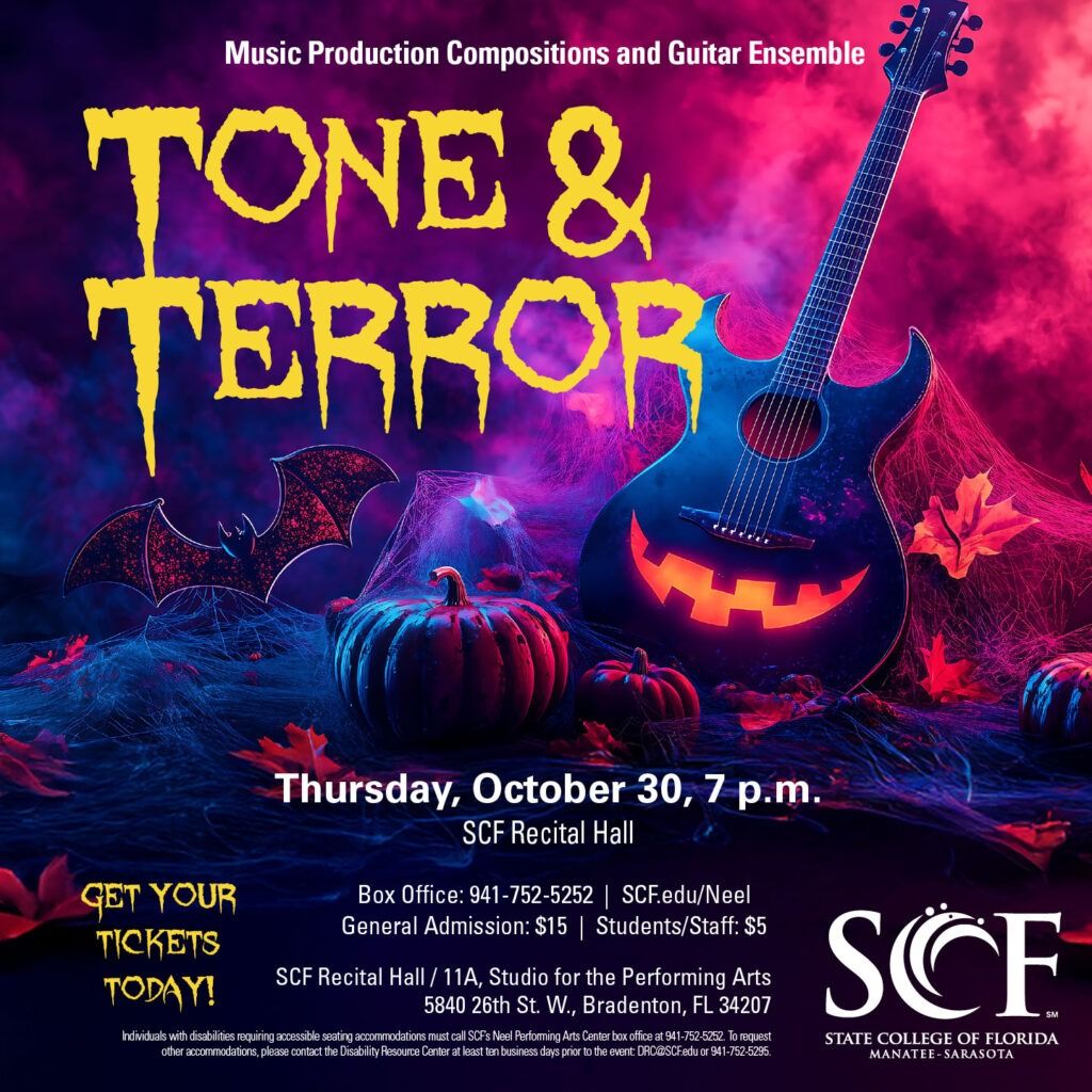 The State College of Florida's Guitar Ensemble: Tone and Terror