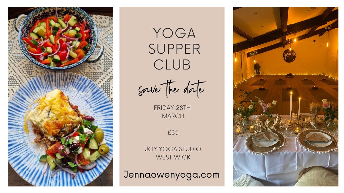 Joy Yoga Supper Club