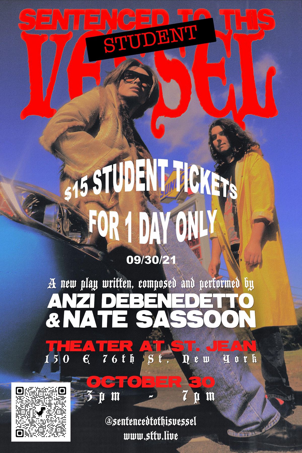 Sentenced To This Student Vessel - STUDENT TICKETS