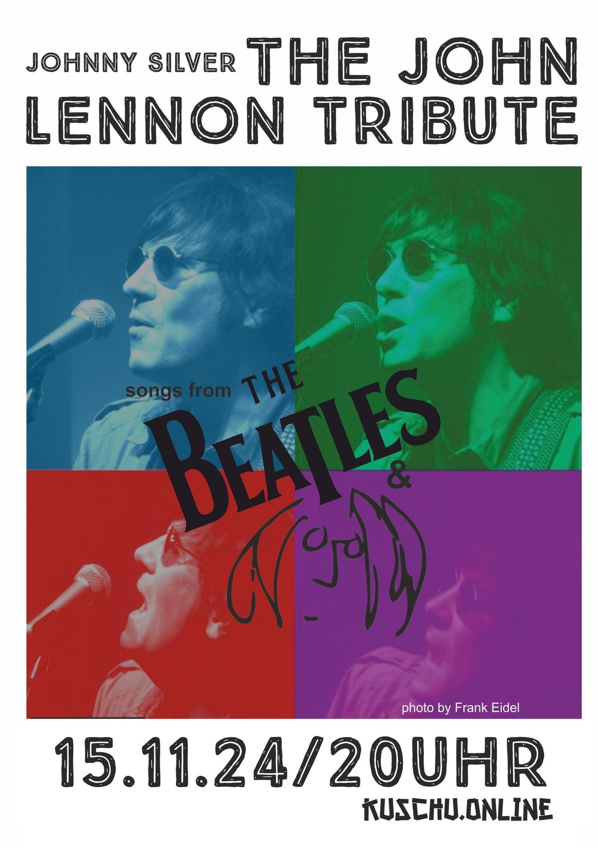 Lennon Tribute show \u201eEin Abend mit einem Beatle\u201c by Johnny Silver