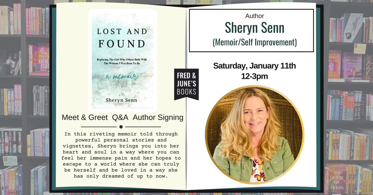 Memoir\/Self Improvement Author Visit: Sheryn Senn