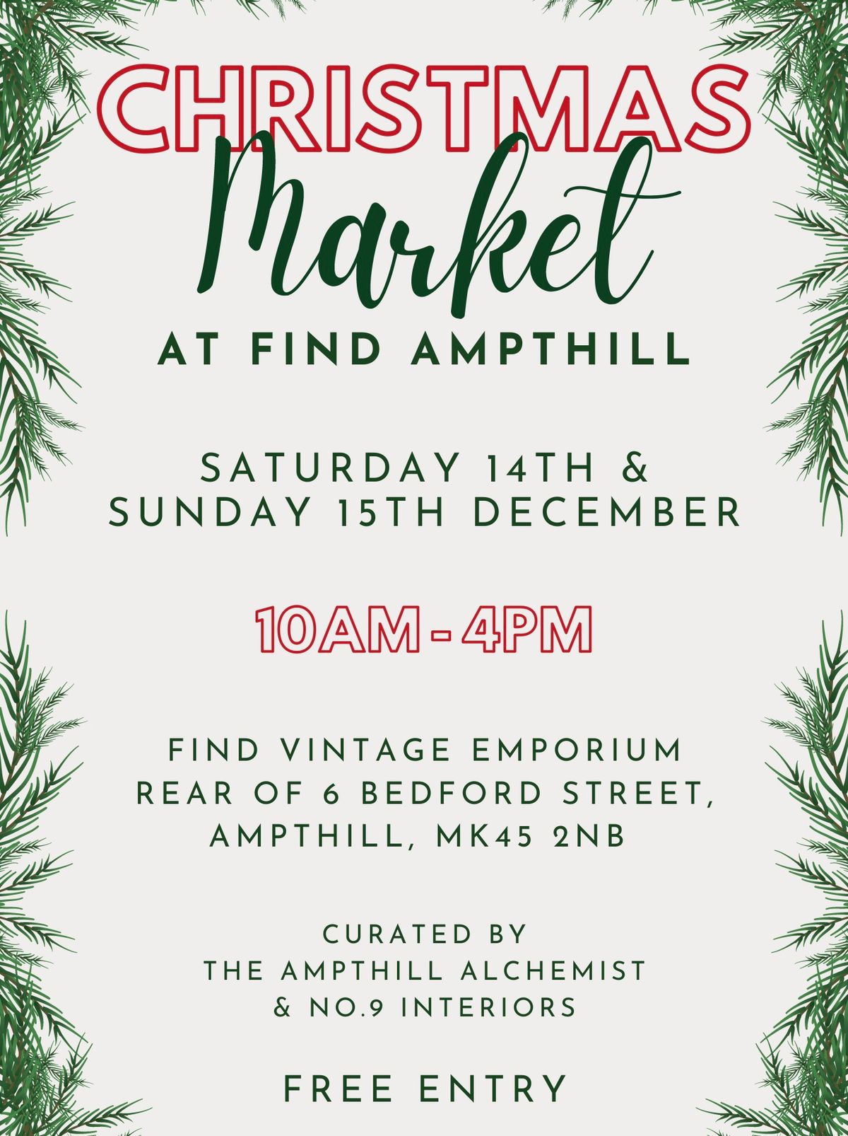 Christmas Market at Find Ampthill 