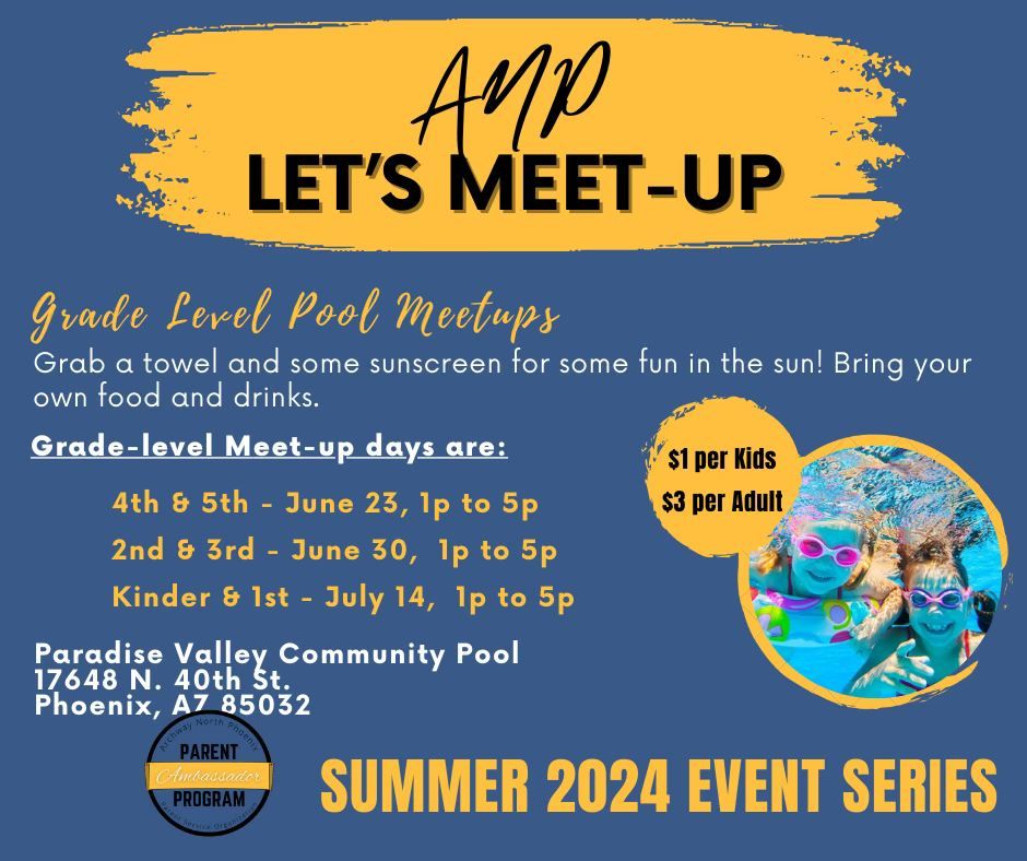 ANP Grade Level Pool Meetups - 4th\/5th Grade