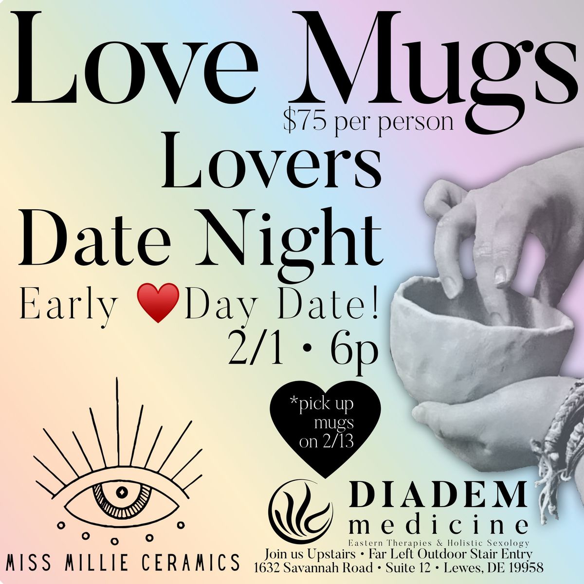 Make a LOVE Mug: Date Night & Valentines Date