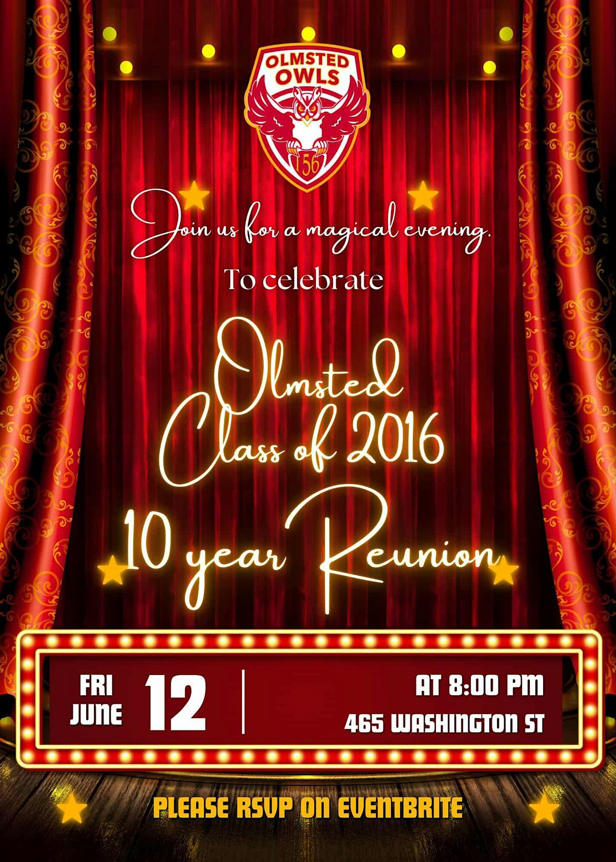 Fredrick Law Olmsted Class of 2016 reunion