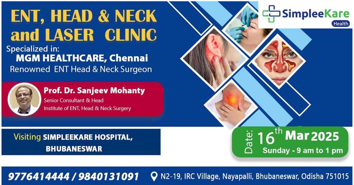 ENT Head & Neck Laser Consultation with Prof. Dr. Sanjeev Mohanty