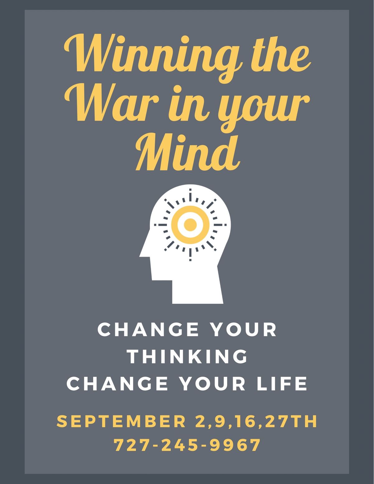 Winning the War in your Mind