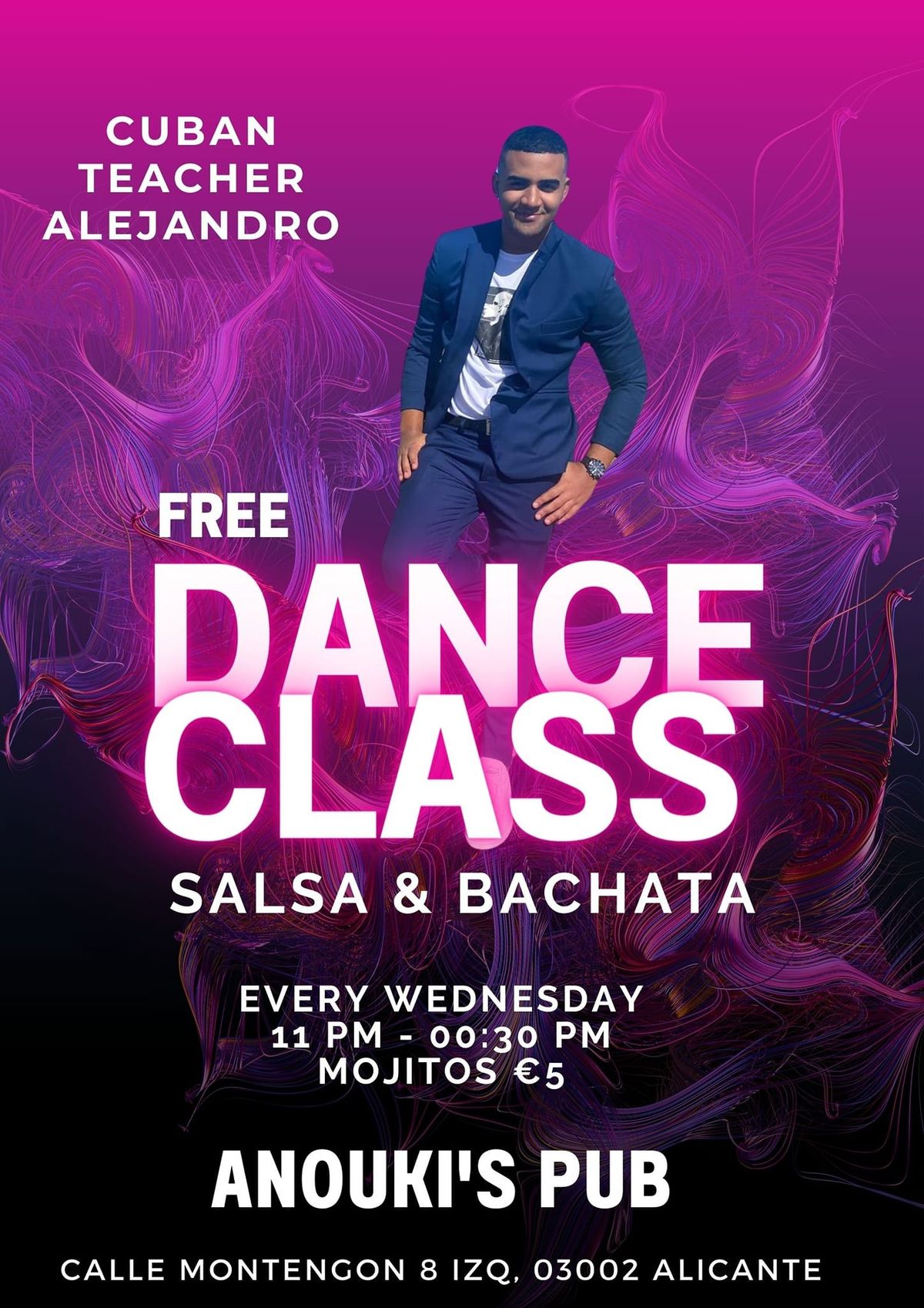 Free Salsa and Bachata Class 