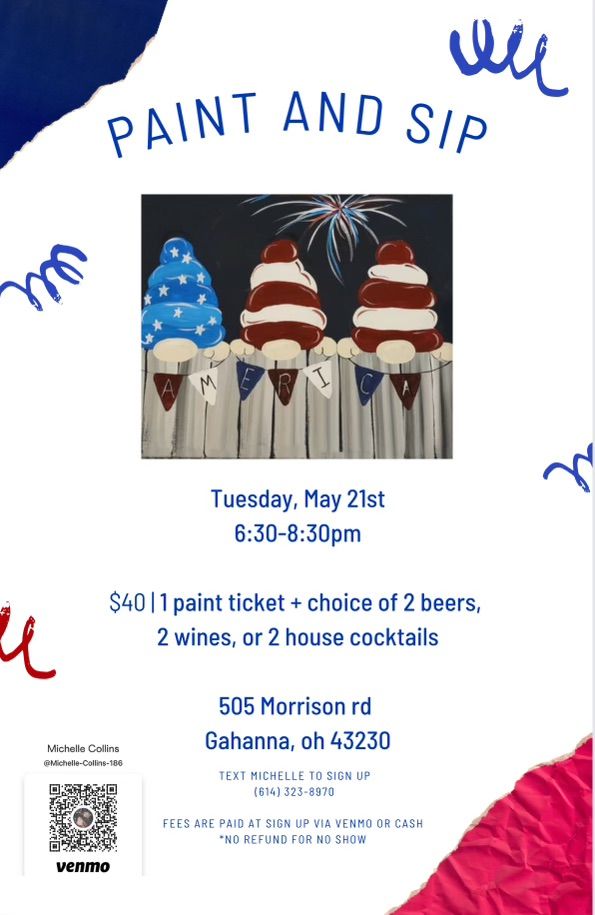 Memorial Day Sip and Paint