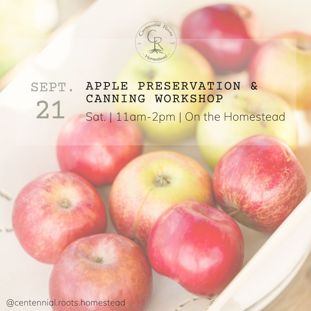 Apple Preservation & Canning Workshop