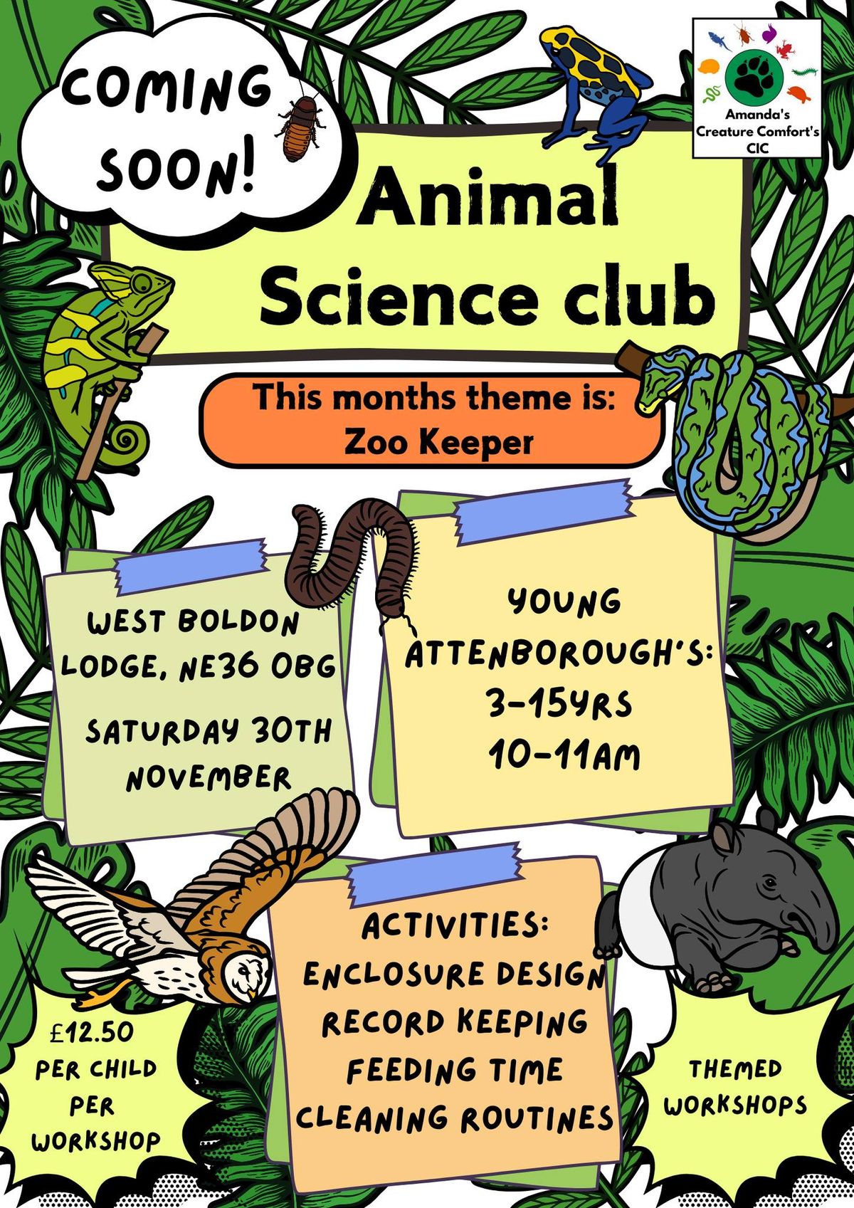 Animal Science Club- Zoo Keeper