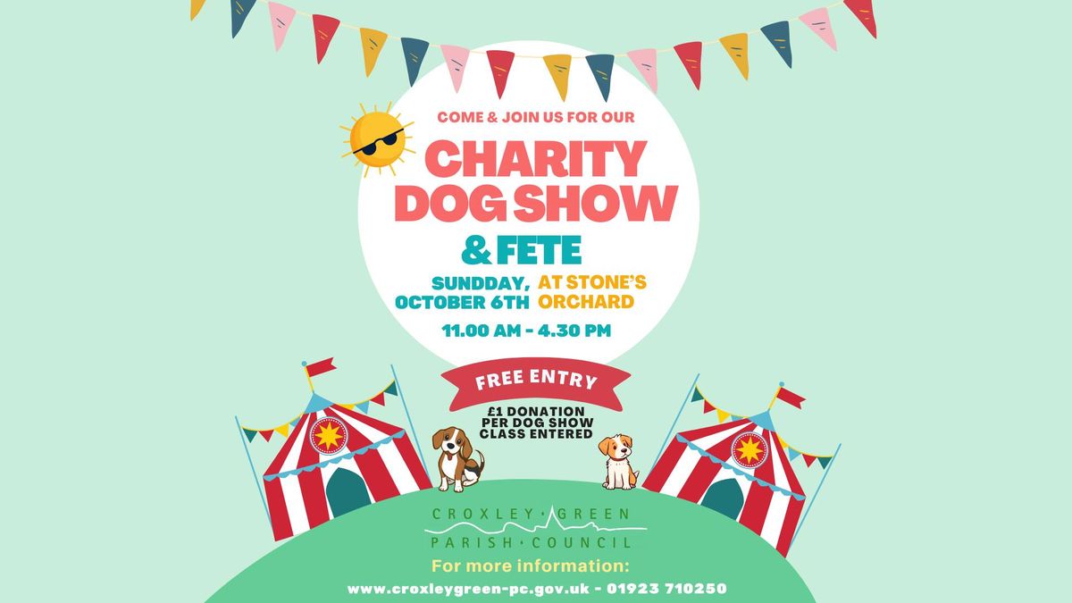 Croxley Greens Annual Charity Dog Show and Fete