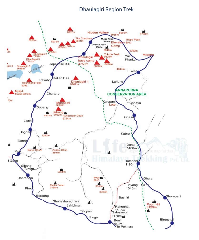 Dhaulagiri Circuit Trek