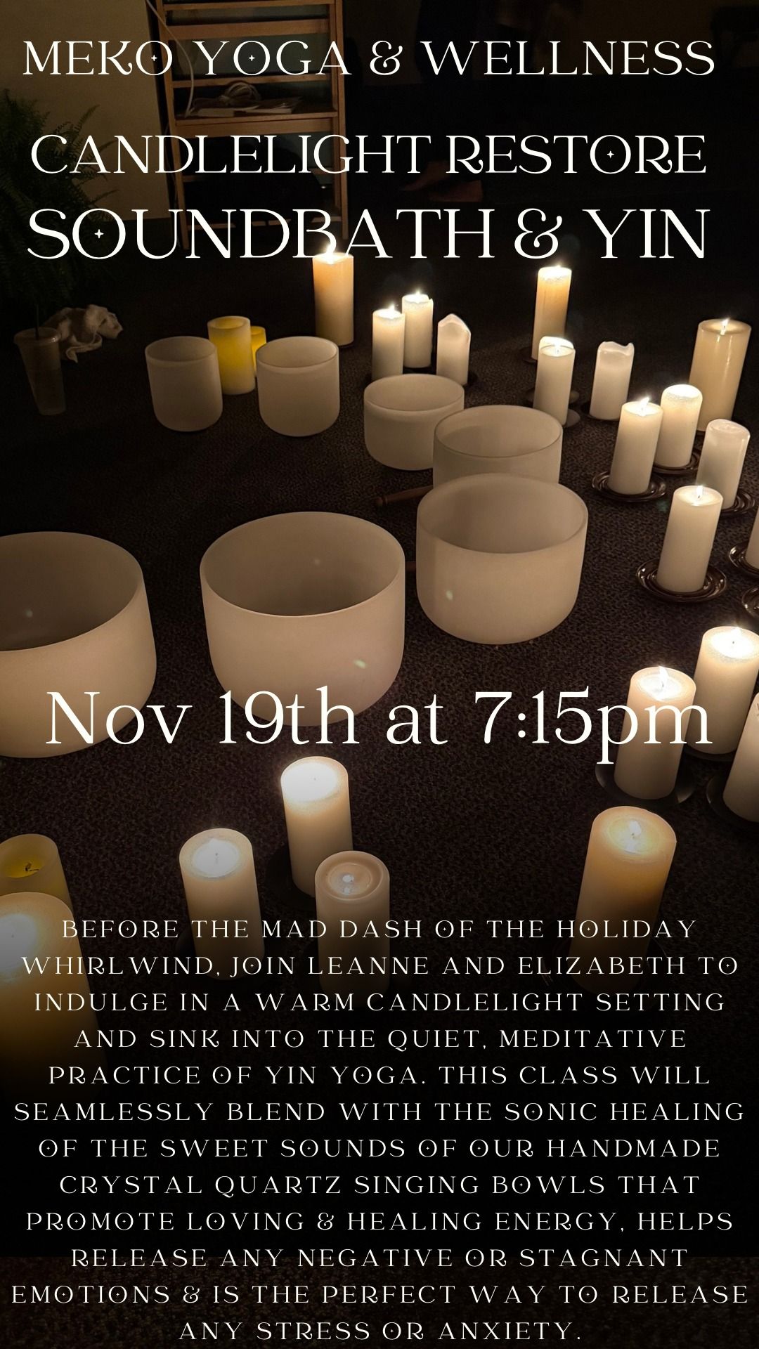 Candlelight Restore: Soundbath & Yin