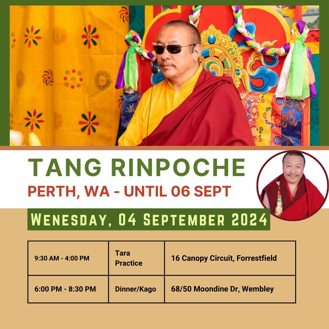 Tara Practice presided by Kyabje Tang Rinpoche 