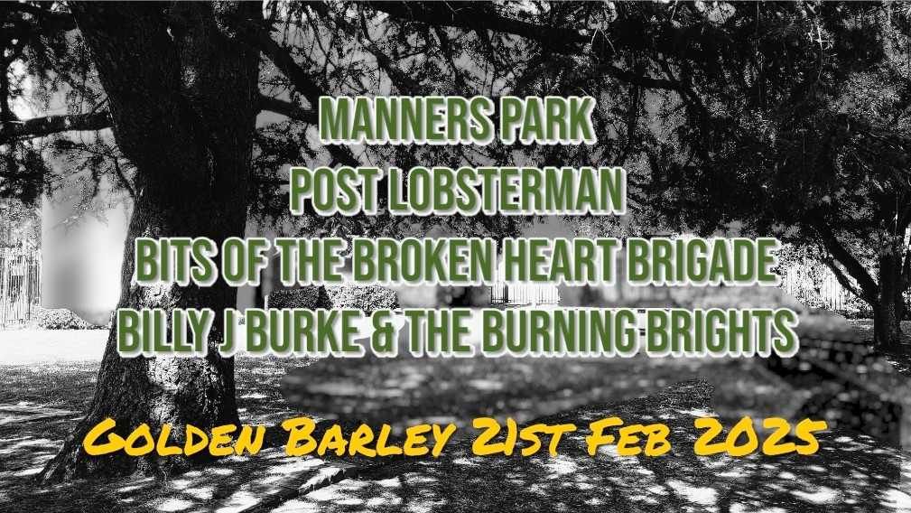 Manners Park & VERY special guests play The Golden Barley