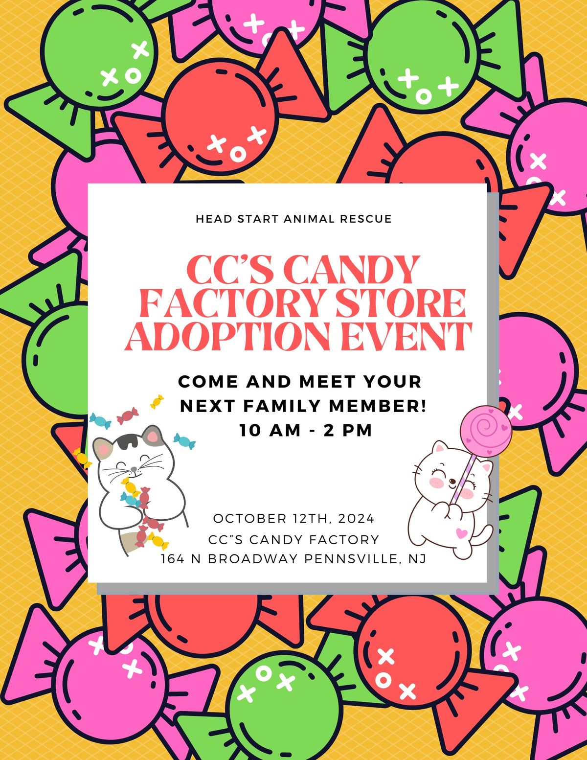 CC\u2019s Candy Factory Store Adoption Event \ud83c\udf6d\ud83c\udf6c