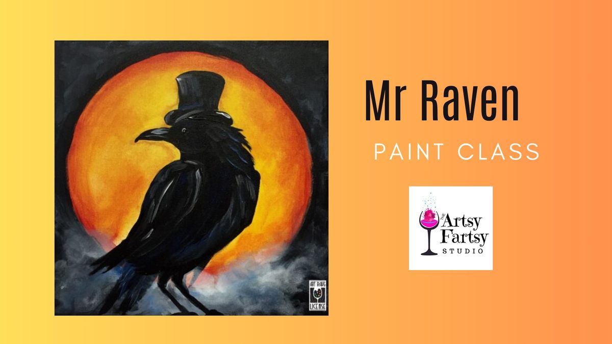 Mr Raven BYOB Paint Event at Artsy Fartsy