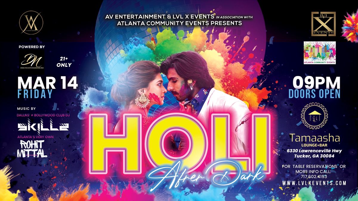 Holi After Dark (Atlanta, GA)