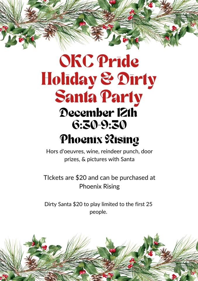 OKC Pride Holiday & Dirty Santa Party