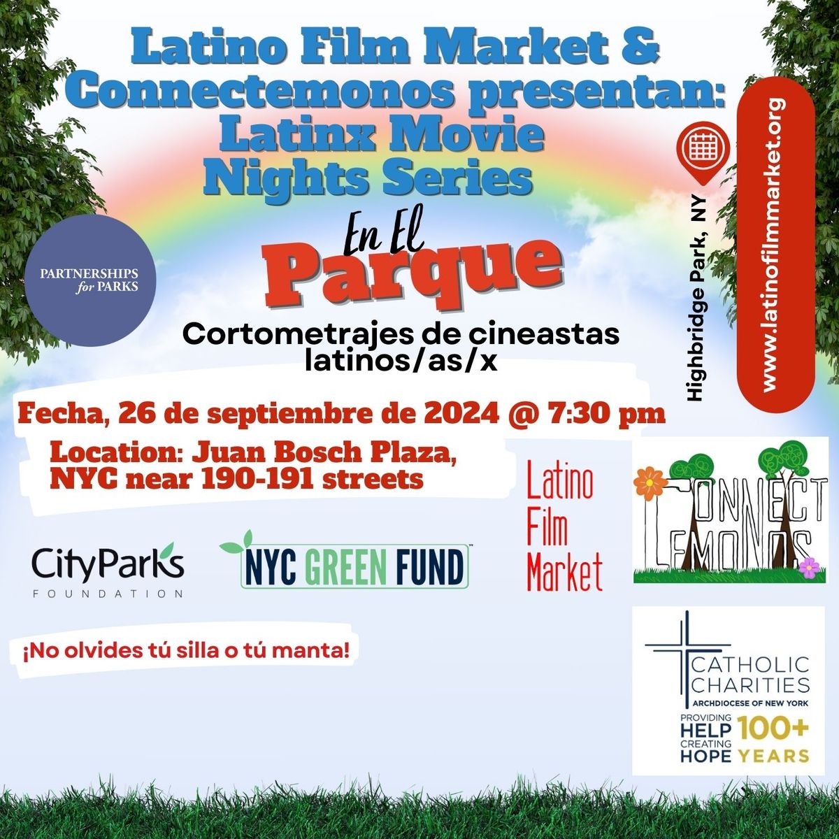 Latinx Movie Nights Series In The Park