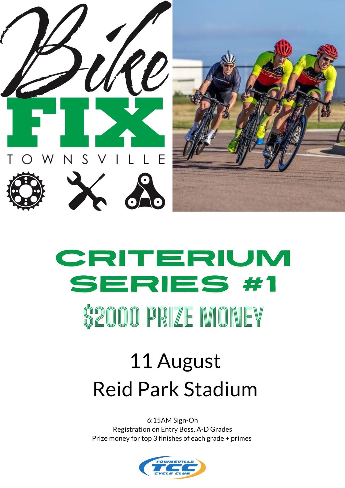 Bike Fix Townsville Crit Series #2- V8 Little Reid Park