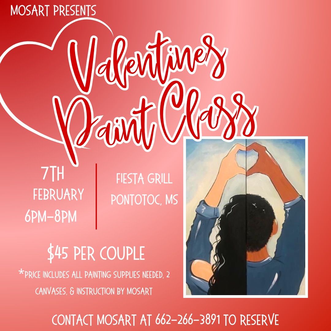 Valentines Paint Class